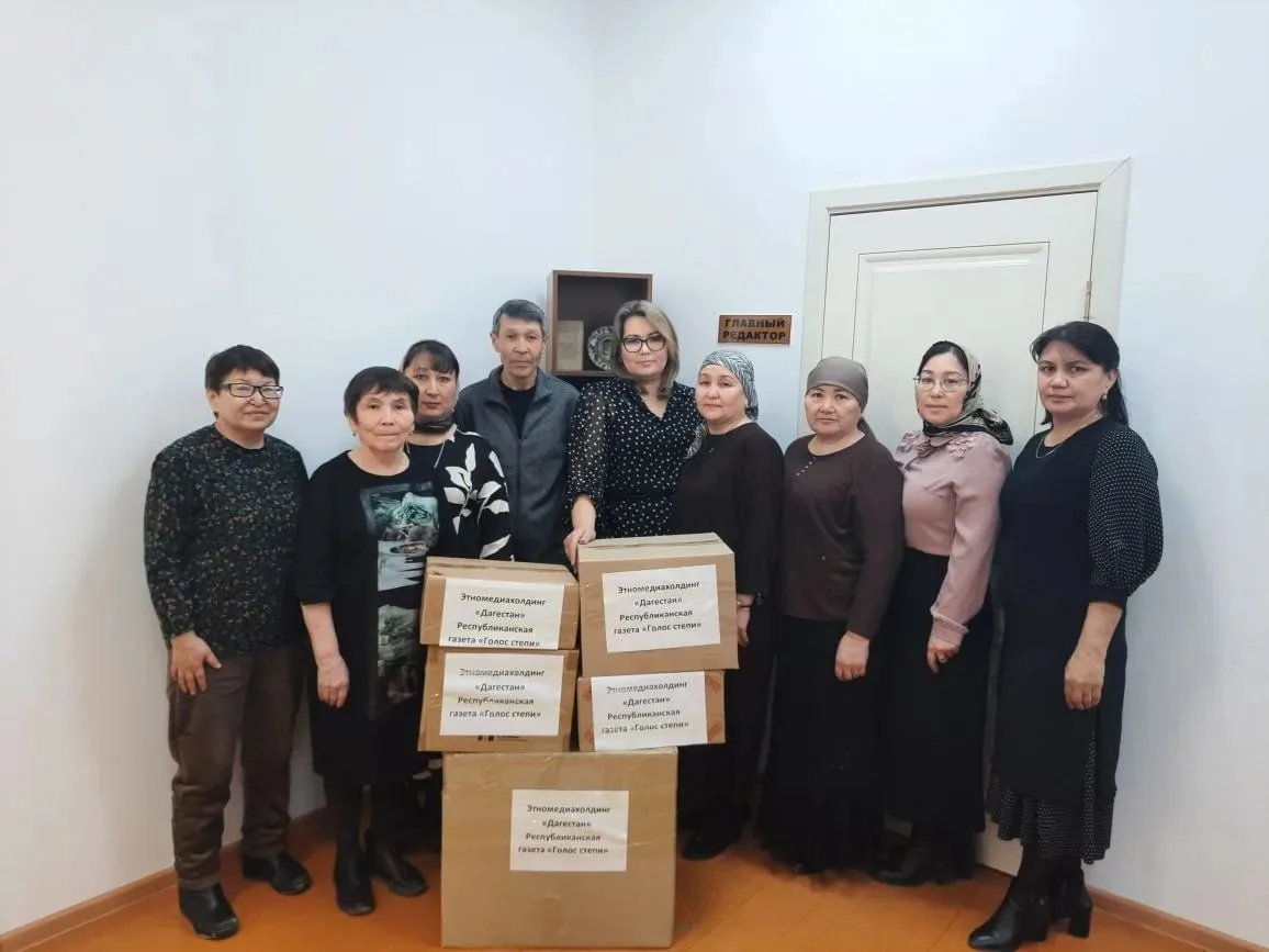 Коллектив газеты «Голос степи» в очередной раз собрал гуманитарку для СВО.
