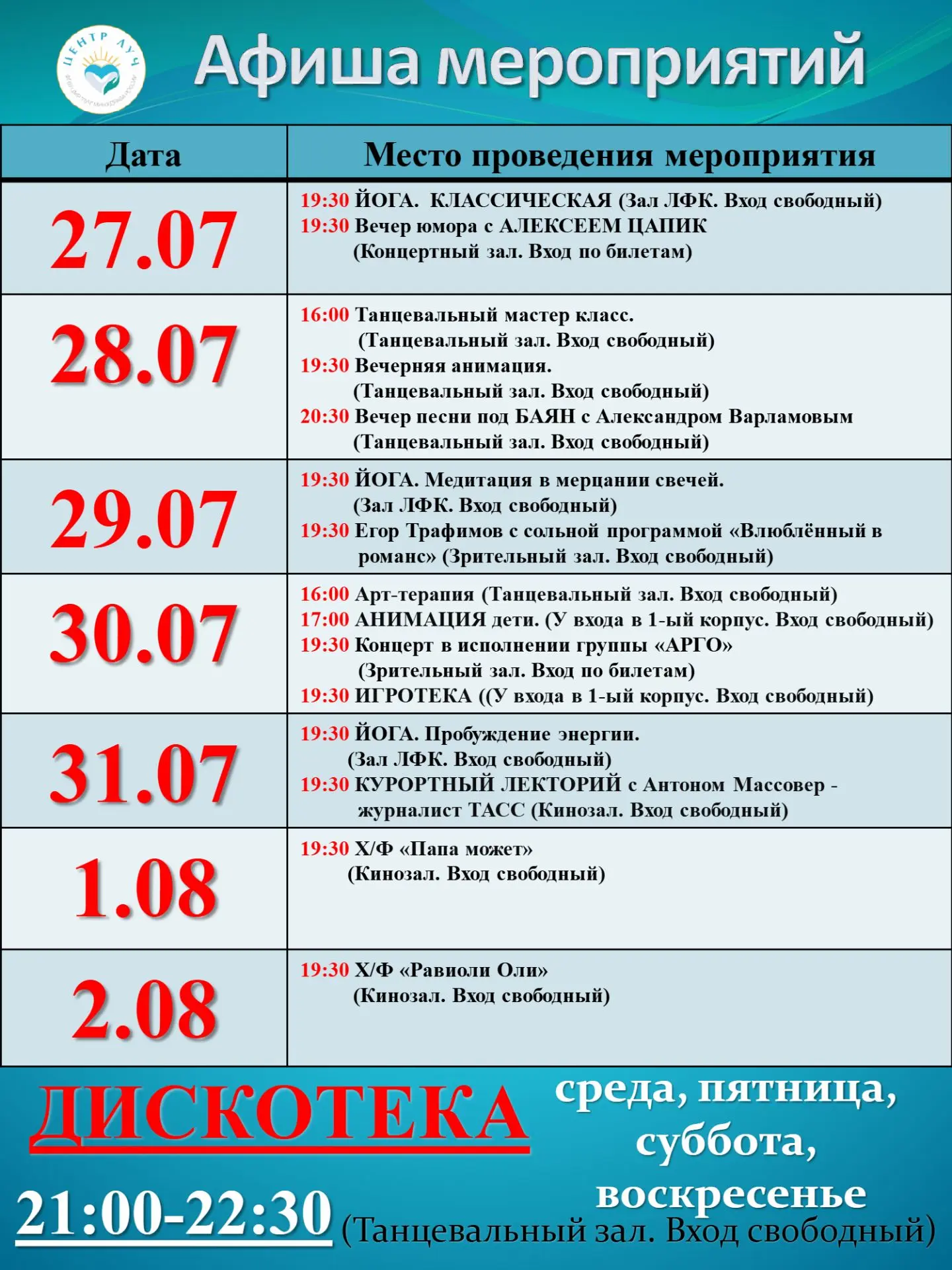 Медиа публикации