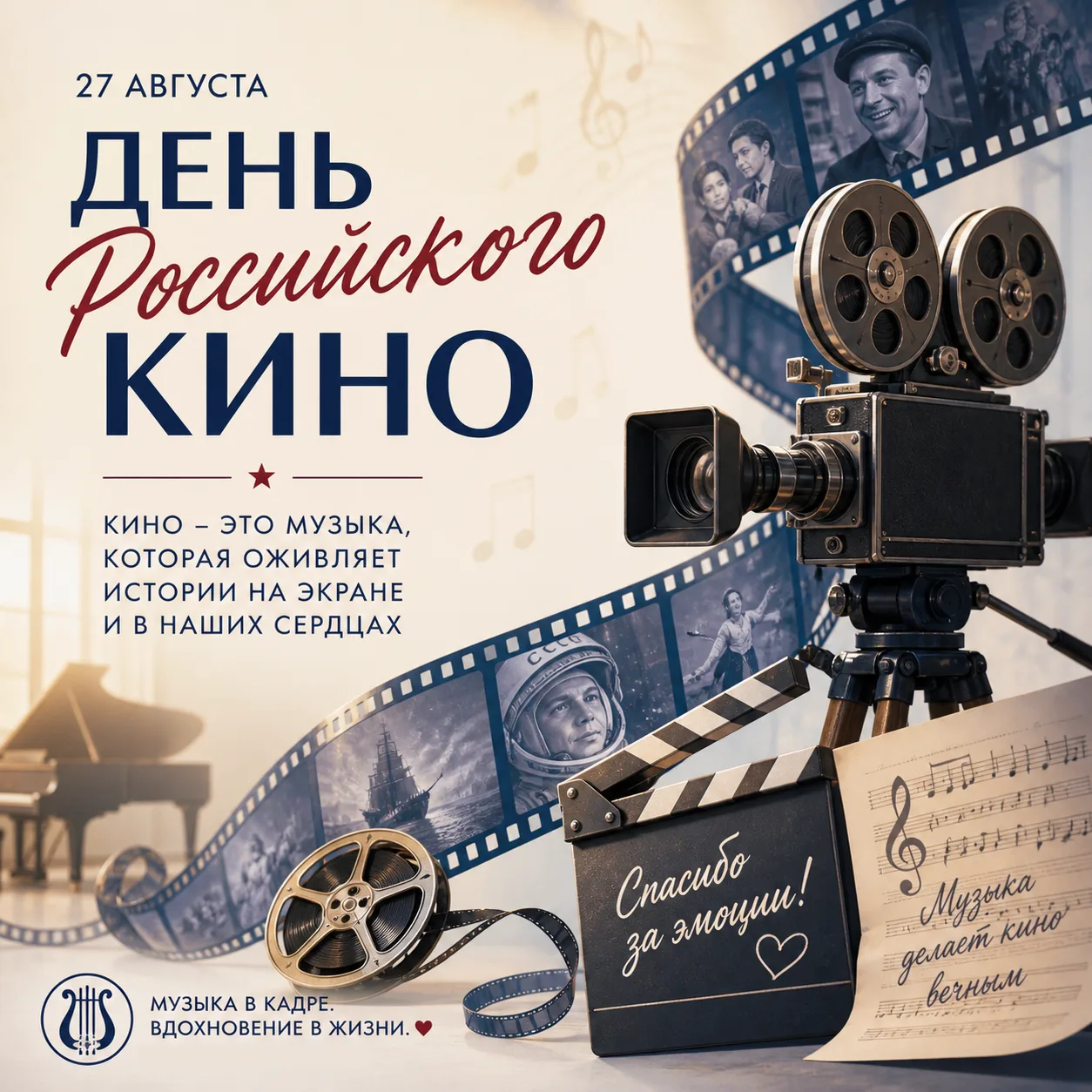 🎉 С Днём российского кино! 🎉