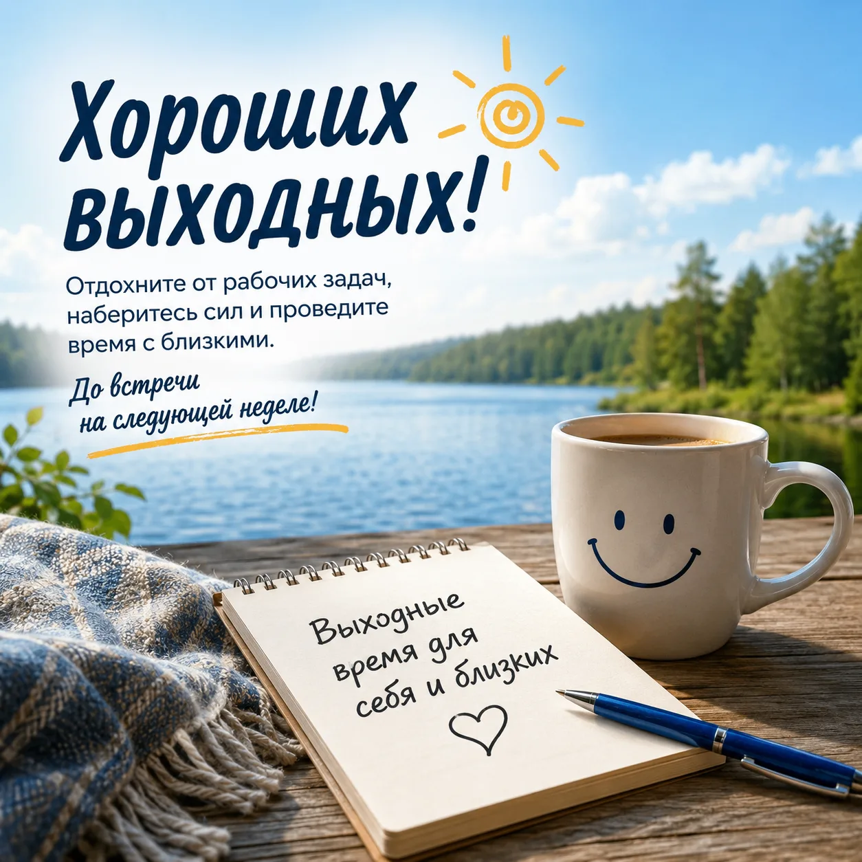 ☀️ Коллеги, хороших выходных!
⠀
Еще одна закупочная неделя позади.
⠀
Отложите на пару дней 44-ФЗ, пр