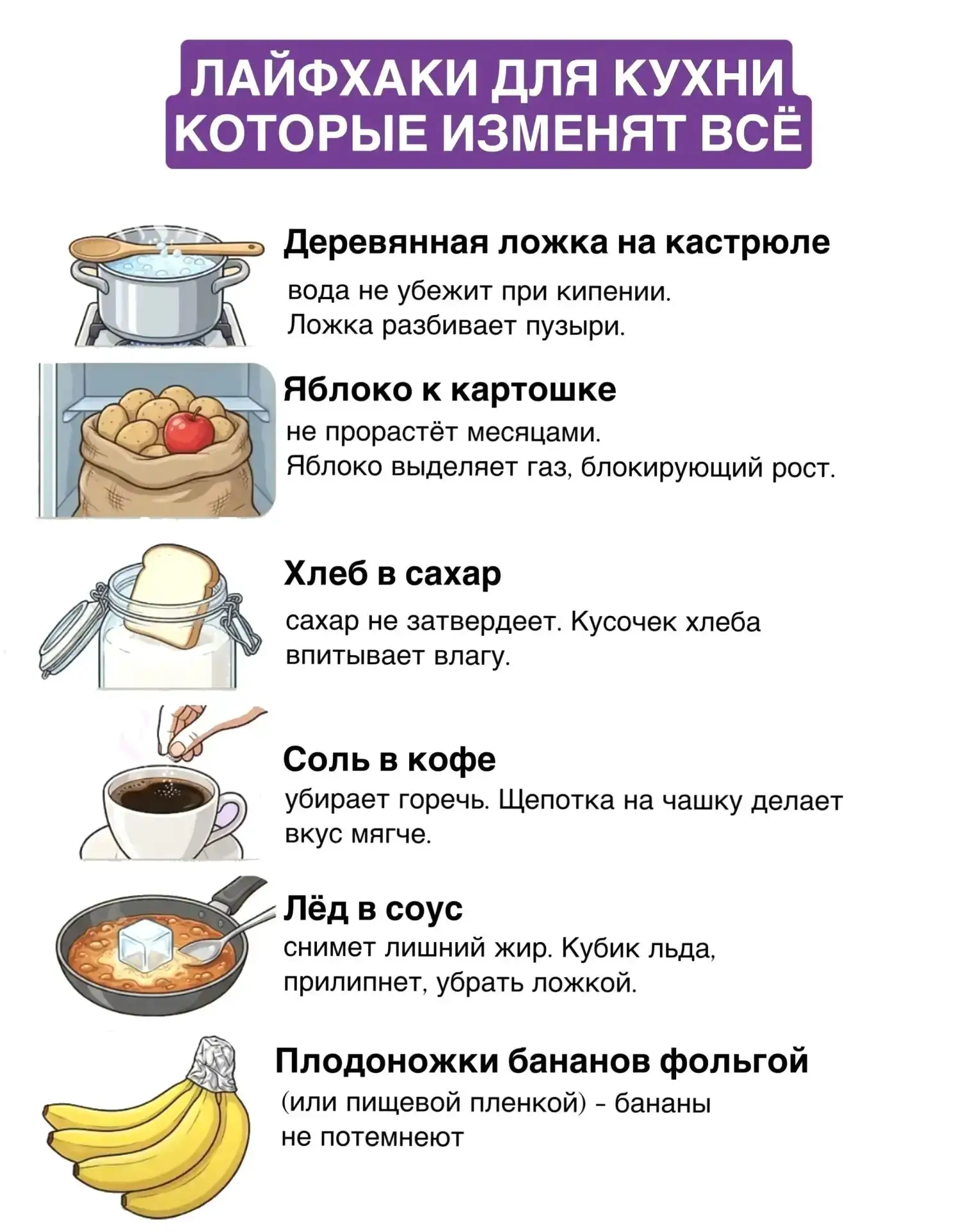 Шесть кухонных хитростей
