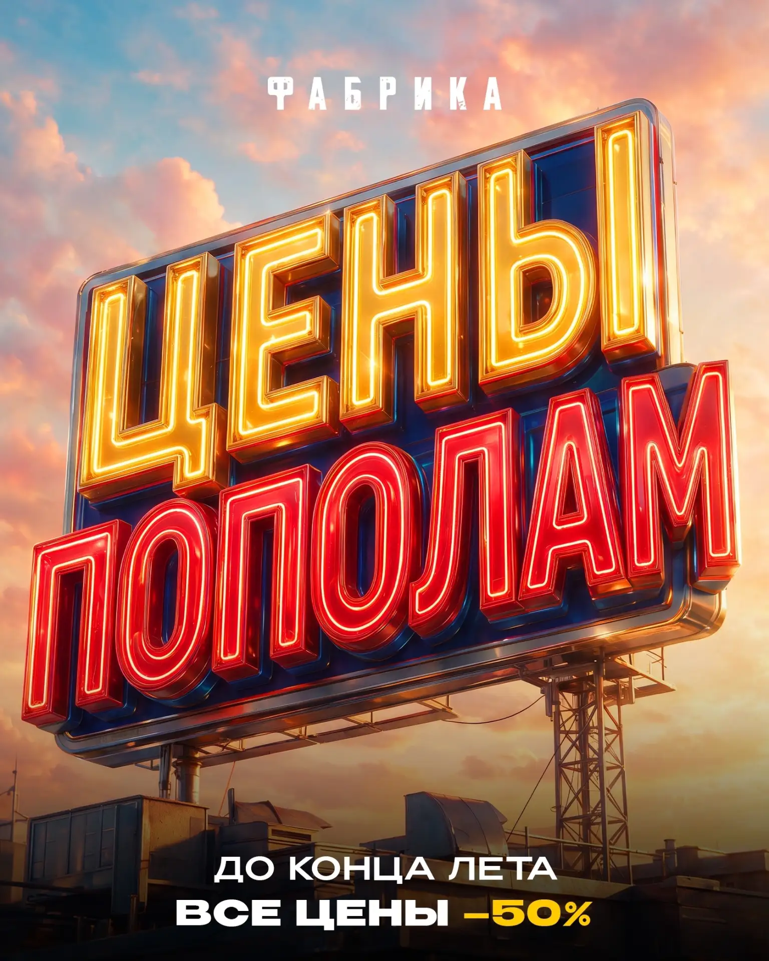 ЦЕНЫ ПОПОЛАМ ДО КОНЦА ЛЕТА ☀️

Теперь каждый день до конца летнего сезона все цены делим на два: осн