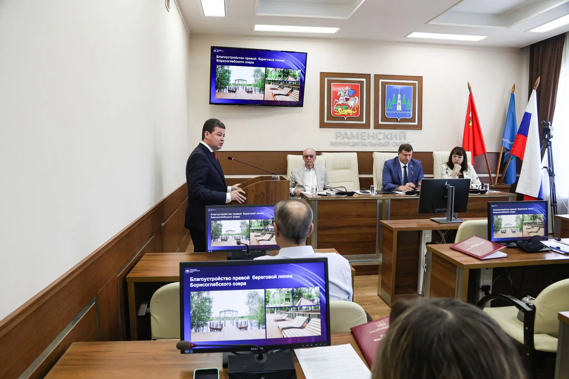 🇷🇺 Уважаемые раменчане! Сегодня выступил перед Советом депутатов с ежегодным отчетом....