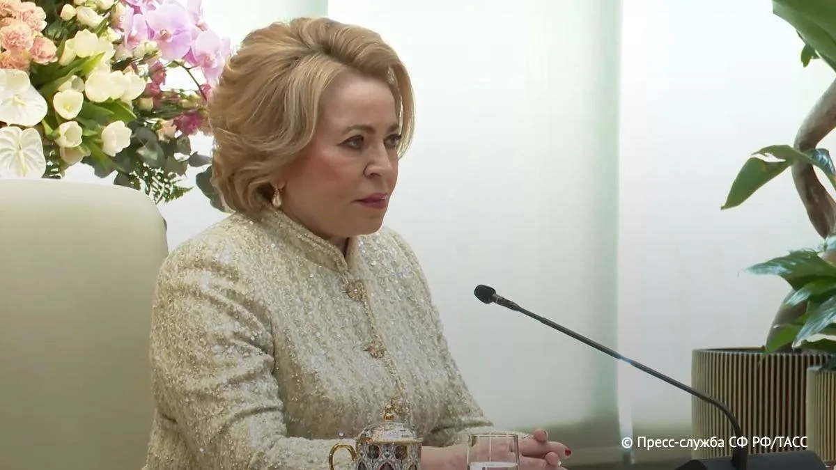 Валентина Матвиенко назвала три приоритета для россиянок