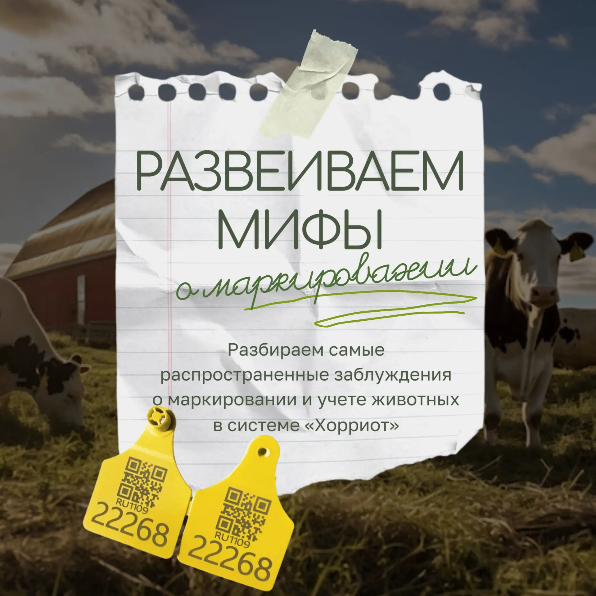 Маркирование и учет сельскохозяйственных животных в Федеральной государственной информа...