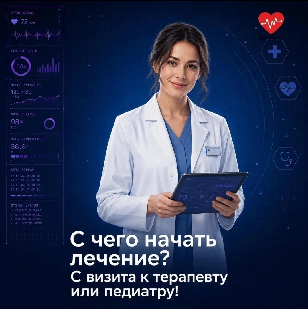 Терапевт, врач общей практики или педиатр — это первые специалисты, к которым стоит обр...