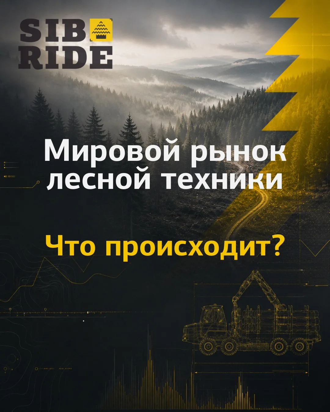 🌲 Что происходит с мировым рынком лесозаготовительной техники?