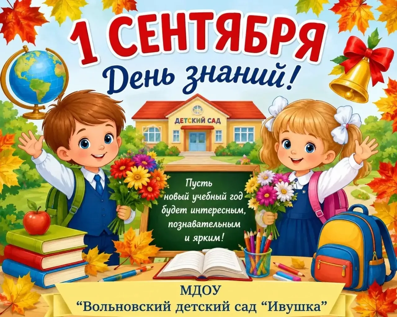 📚✨ День знаний в детском саду! ✨📚