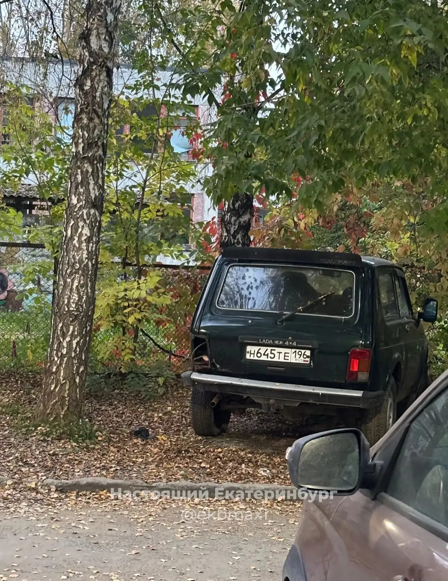 В 18.00 около дома Парковый 45, к.1 данный человек выбил стекло у Нивы, что-то забрал и...
