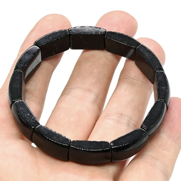 💍 Браслет из чёрного турмалина (шерл)