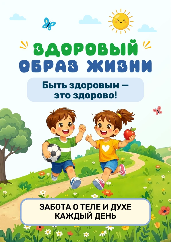 ЗОЖ — это не просто модное слово, а целый комплекс правил и привычек! ✨

Здоровый образ жизни включа