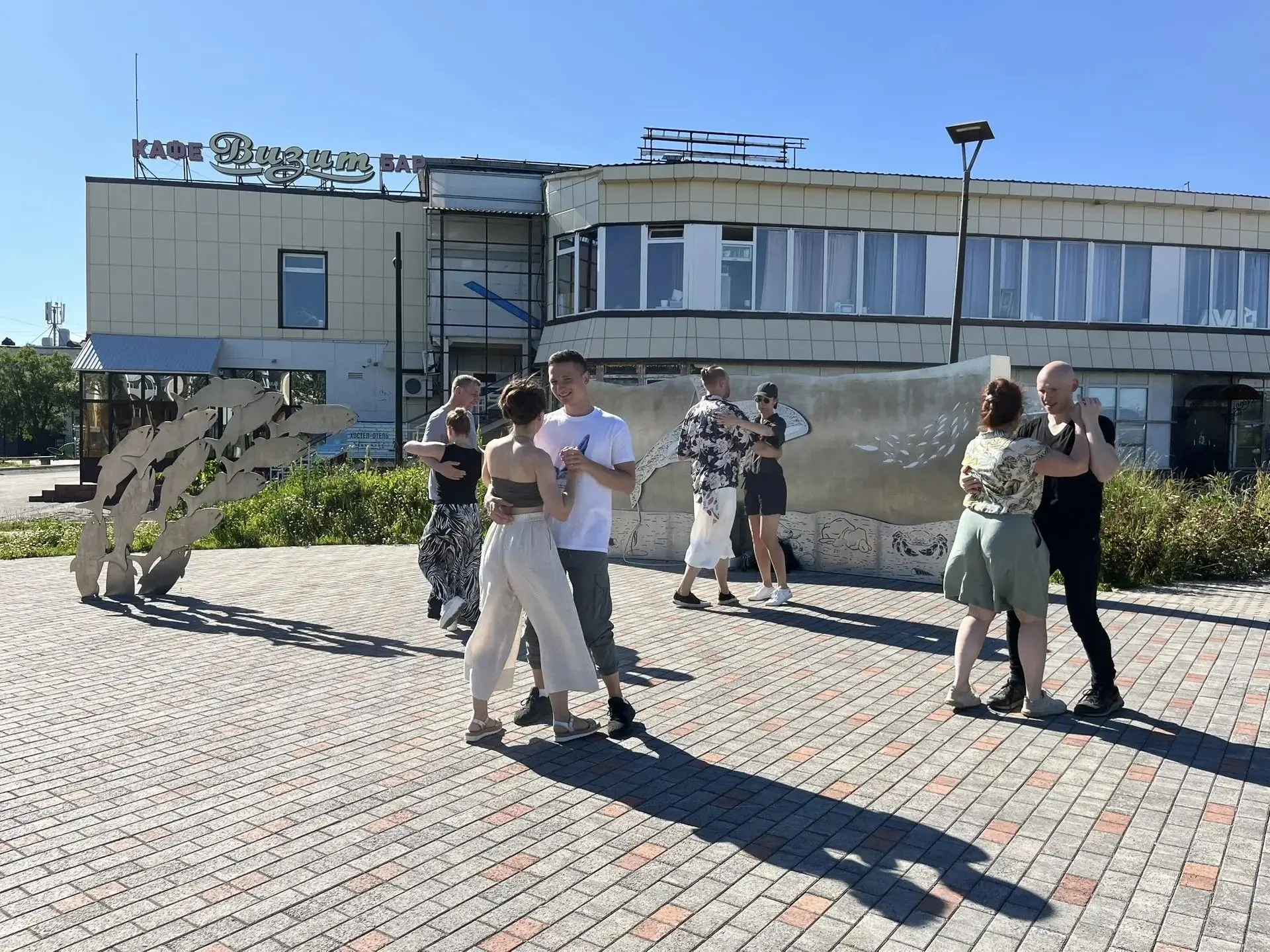 В прошедшее воскресенье в сквере на улице Войцешека состоялся мастер-класс «Уличный зар...