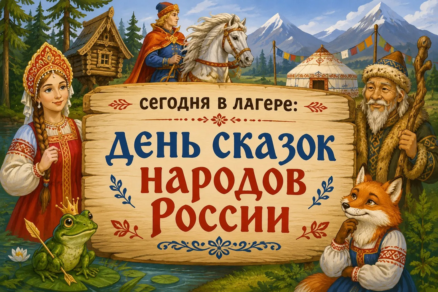 🧙‍♂️ Сегодня в нашем лагере оживают легенды!