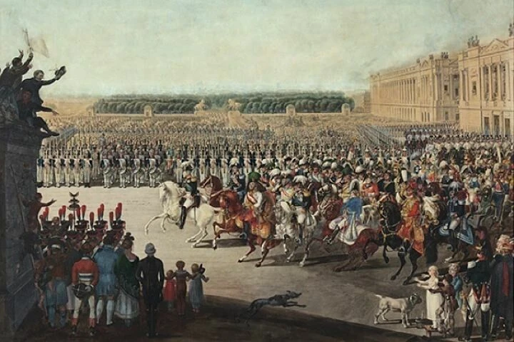 Парад русских войск, прошедший 10 сентября 1815 года в столице Франции, привел в восхищ...
