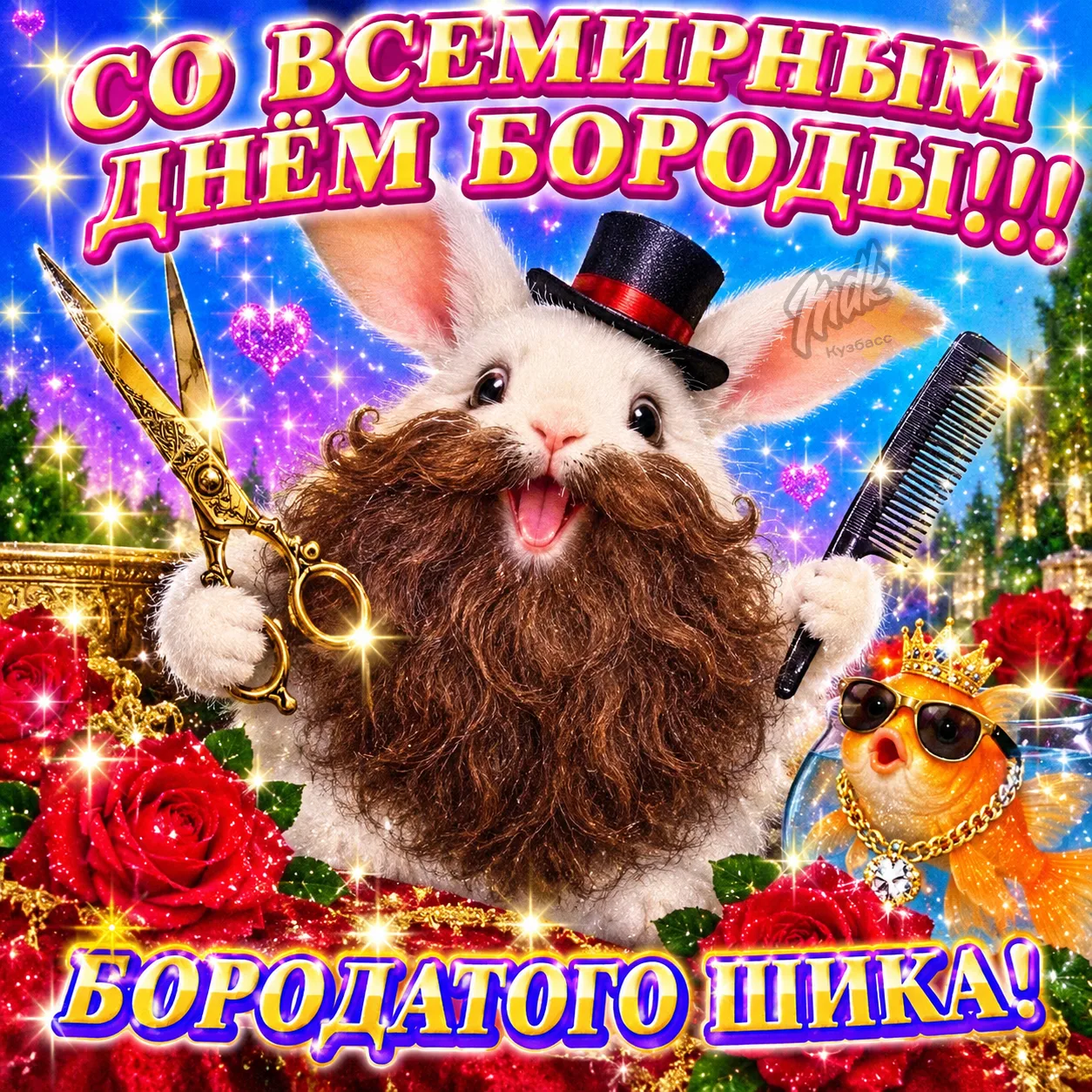 Бородачей поздравляем, а тех, кто бреется, — нет