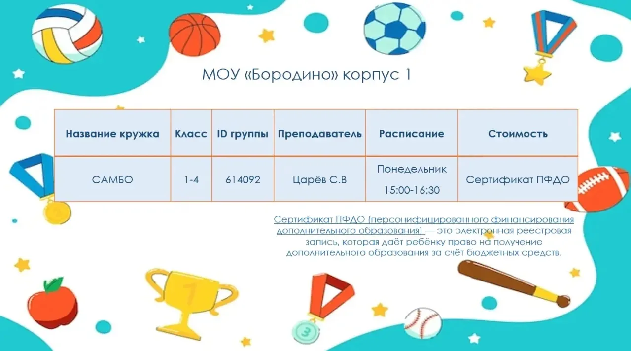 Открыта запись на кружок в рамках программы "Самбо в школе".