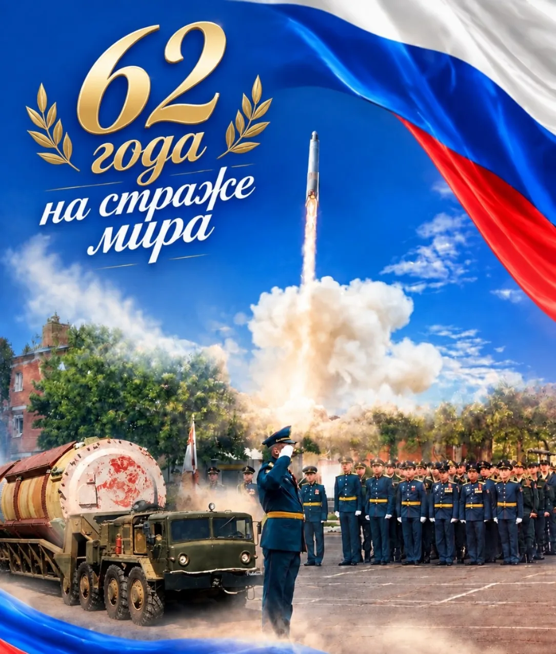 🇷🇺Уважаемые военнослужащие 13-й Краснознамённой Оренбургской ракетной дивизии, дороги...