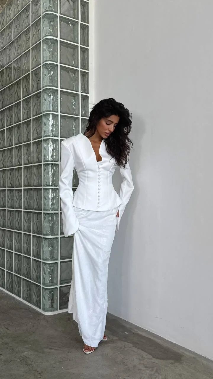 Elegant Chic костюм с юбкой 🤍