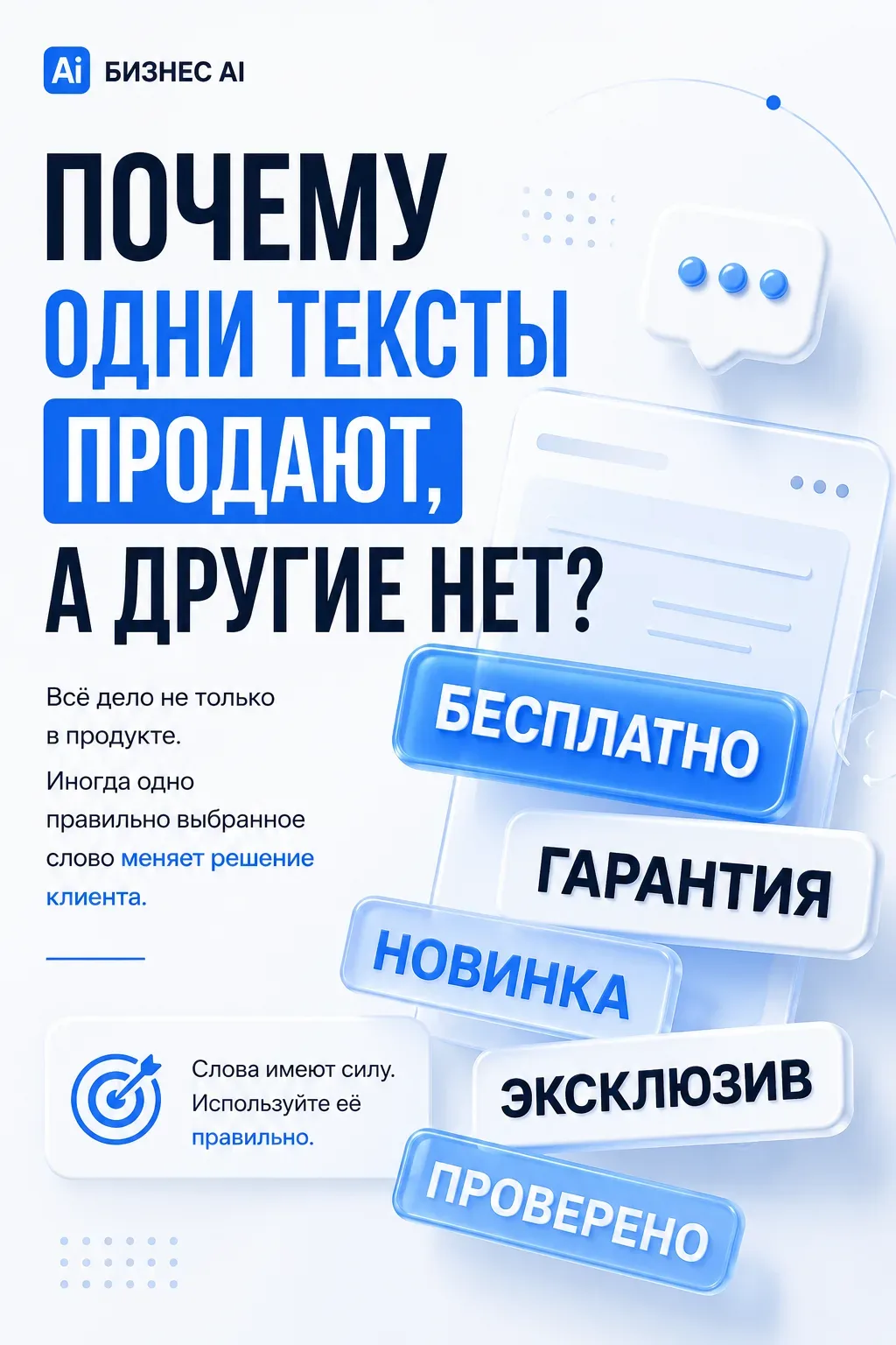 Многие считают, что существуют "волшебные слова", после которых продажи растут сами соб...