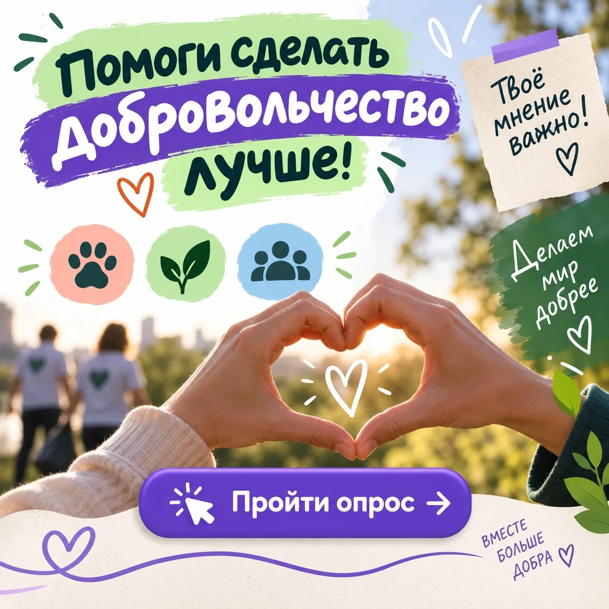 Каким будет добровольчество в ПсковГУ, зависит от вас!