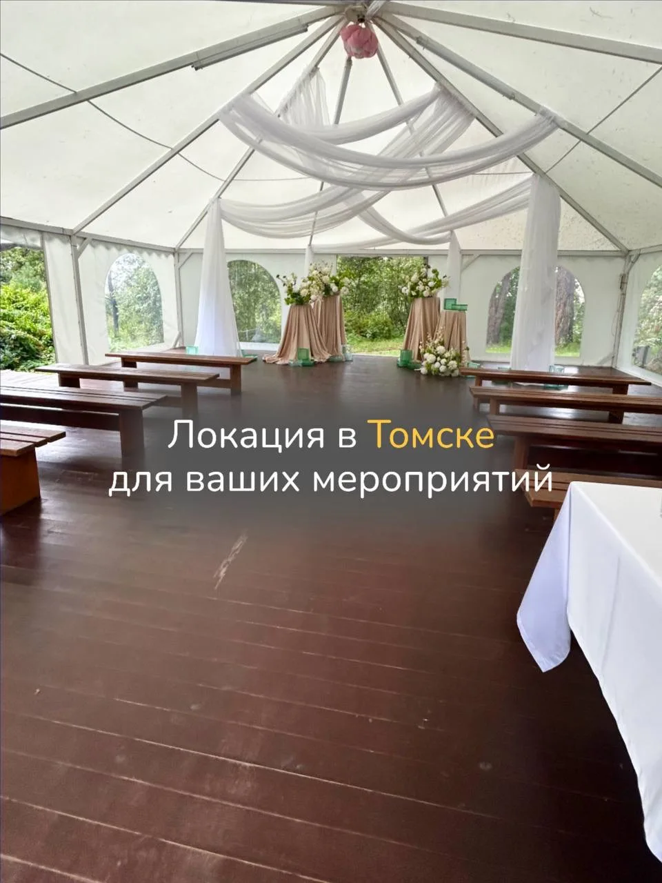 🌿 Уютная локация для ваших мероприятий в Томске