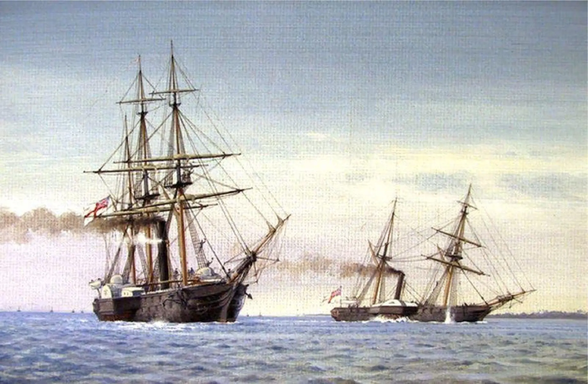 20 июня 1855 года англо-французская эскадра попыталась захватить Петербург с моря. Однако корабли по
