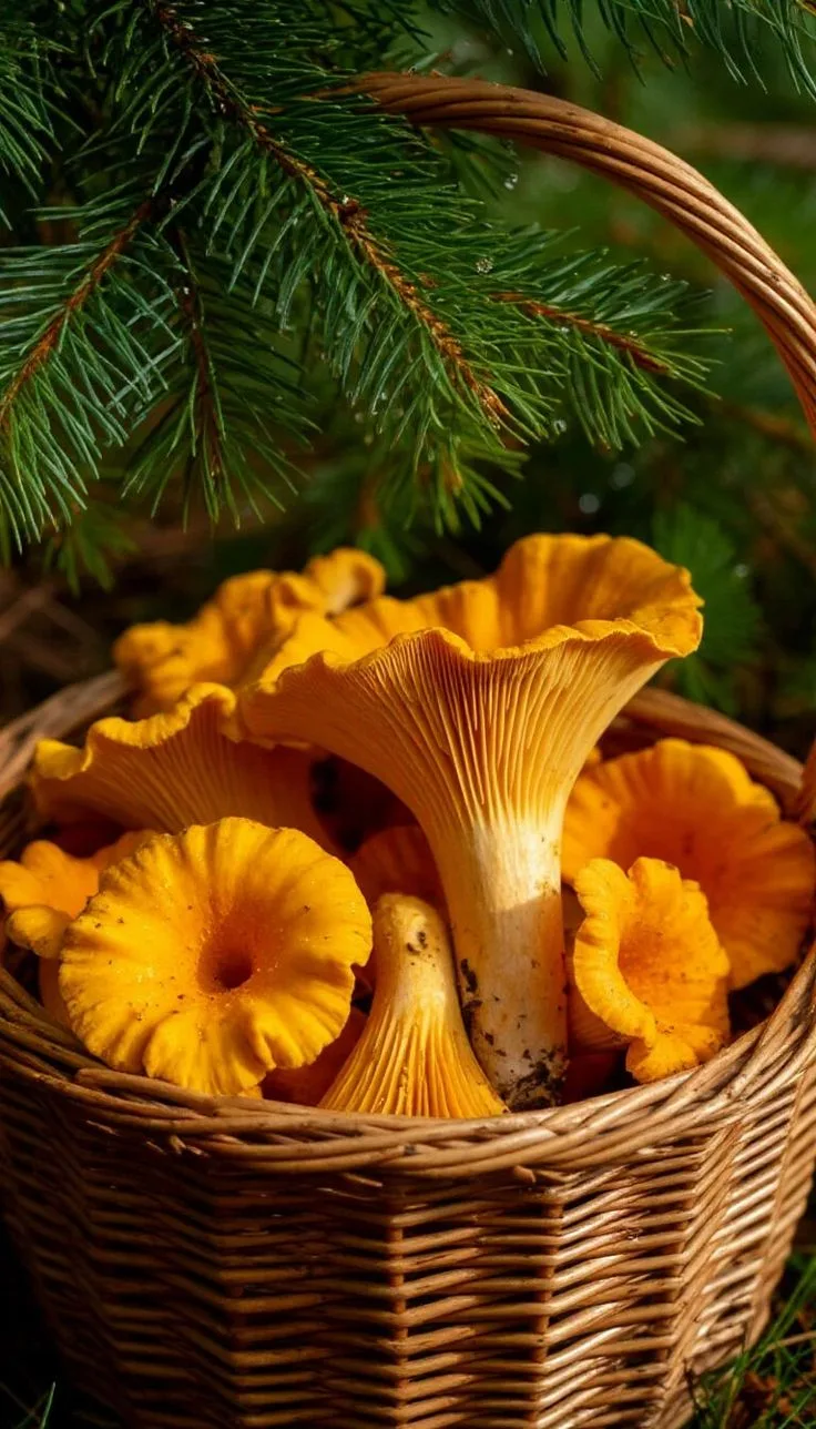 🍄 Лисички: грибная сокровищница для здоровья!   Знаете, почему лисички никогда не бывают червивыми? 