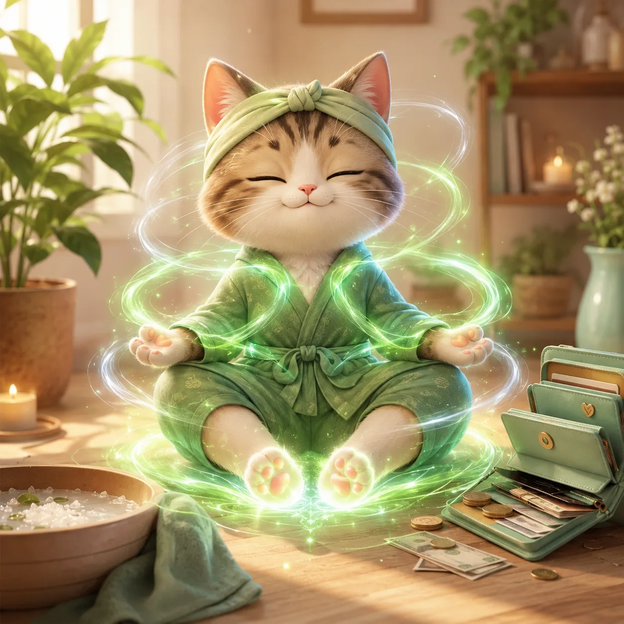 🧘‍♀️ ПРАКТИКА: «КОКОН МАТЕРИАЛЬНОЙ СИЛЫ» 🛡️🌿

🎯 Настройка: Во второй половине дня, когда Луна пе