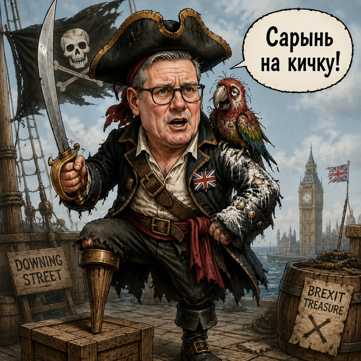 Кир Стармер с гордостью сообщил о захвате в проливе Ла-Манш танкера Smyrtos, ходящего под флагом Кам