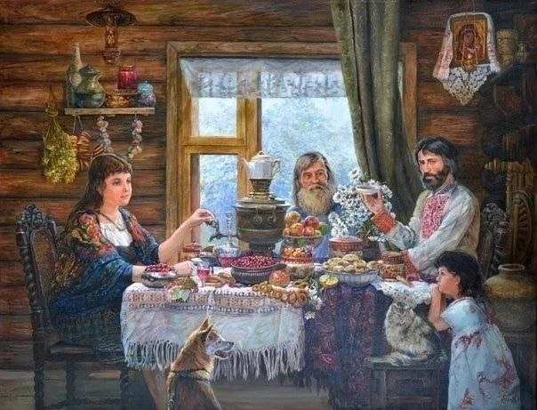 Мудрая женщина, даже поссорившись с мужем, всё равно приготовит ему покушать…