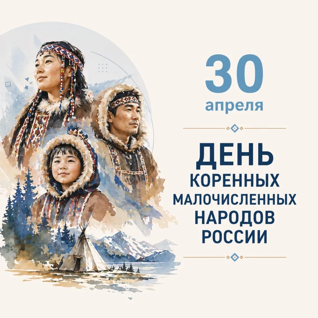 🌿  Сегодня, 30 апреля, в России впервые отмечают День коренных малочисленных народов Российской Феде