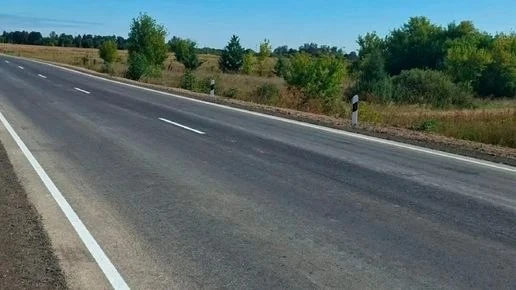 Дорожники обновили 6,4 км трассы «Брянск – Новозыбков» – Погар в Почепском районе
