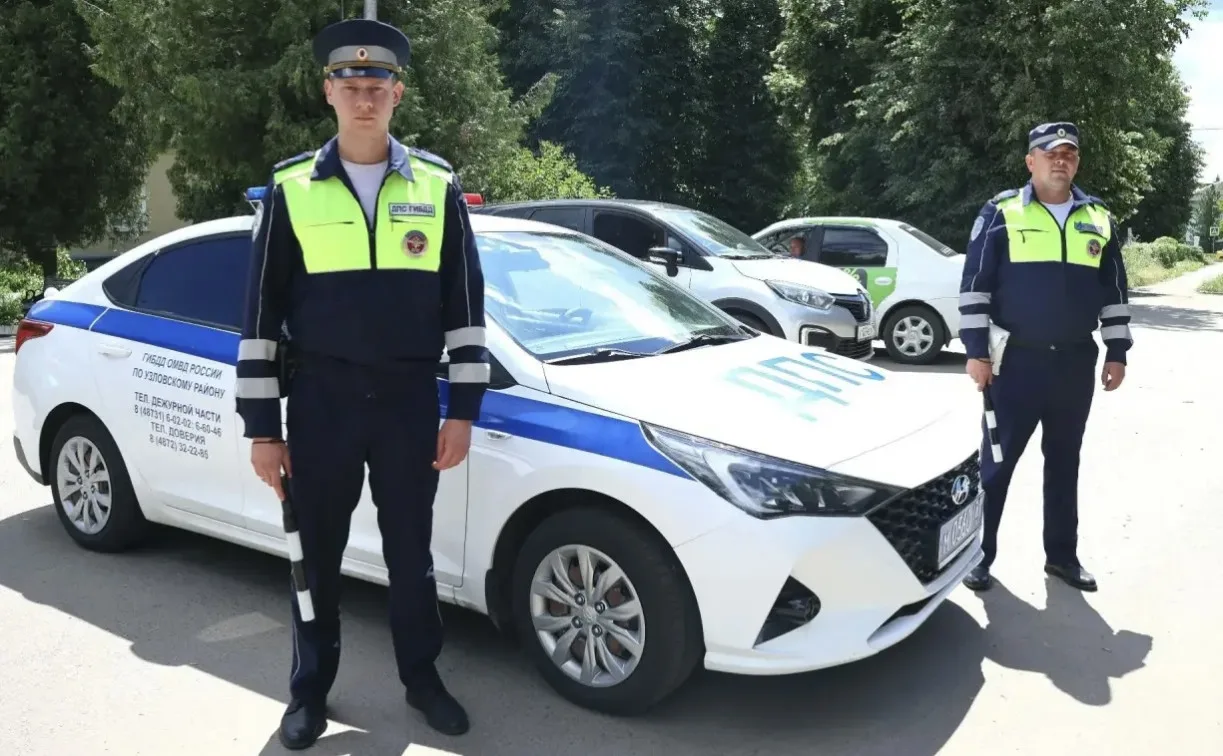 ❗️В Узловой сотрудники ГАИ спасли мужчину, у которого случился инсульт