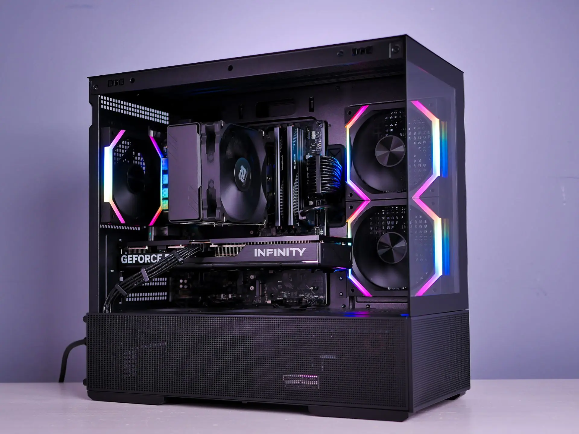 🕹️ Игровой комп Ryzen 5 7500F и RTX 5060Ti 16GB в корпусе CV6

Комплектация:

- Материнская плата A