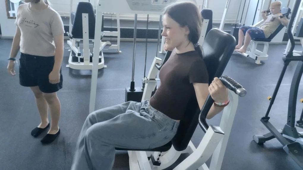 Занятие в спорткомплексе "Юность"