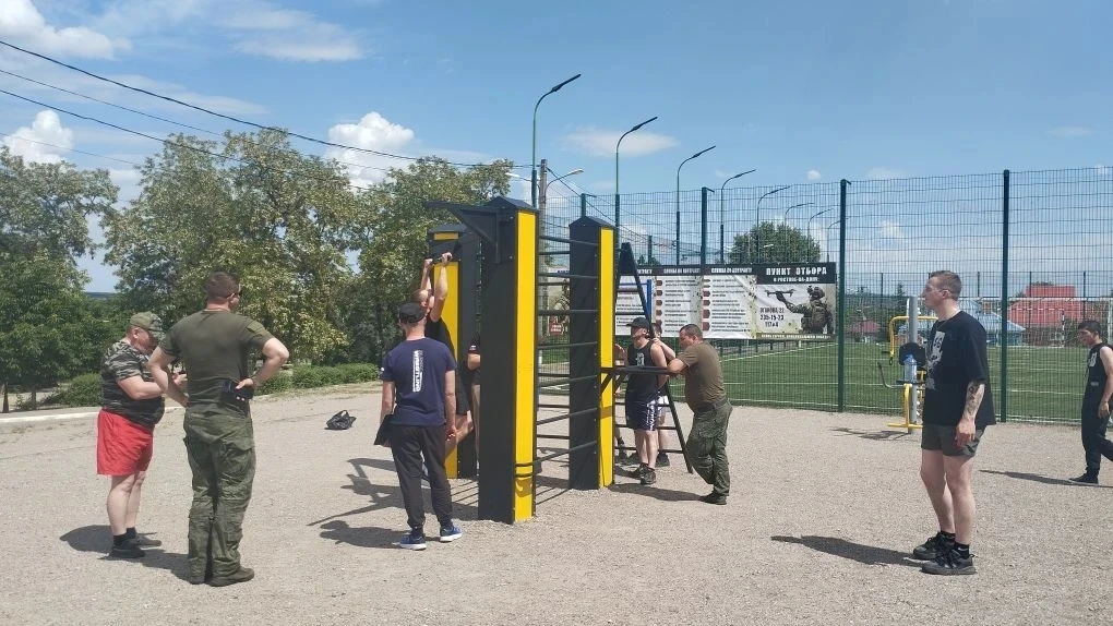 💪 В станице Калитвенской прошел смотр физической подготовки военнослужащих  ✅ Станица Калитвенская н
