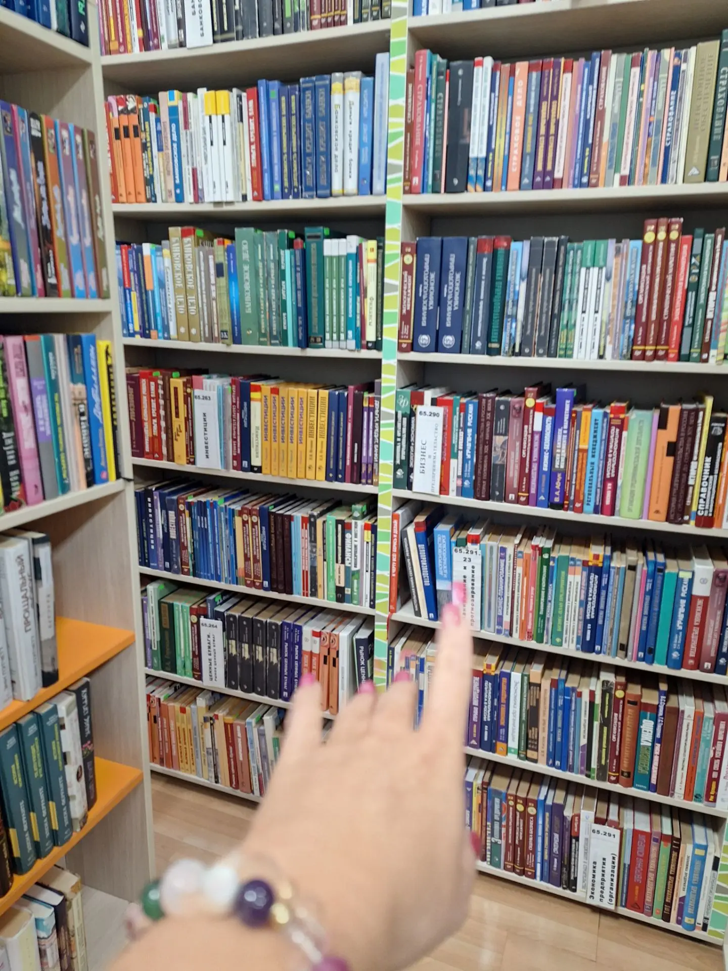 Первый раз за много лет была в библиотеке. Искала определённую книгу - на руках.