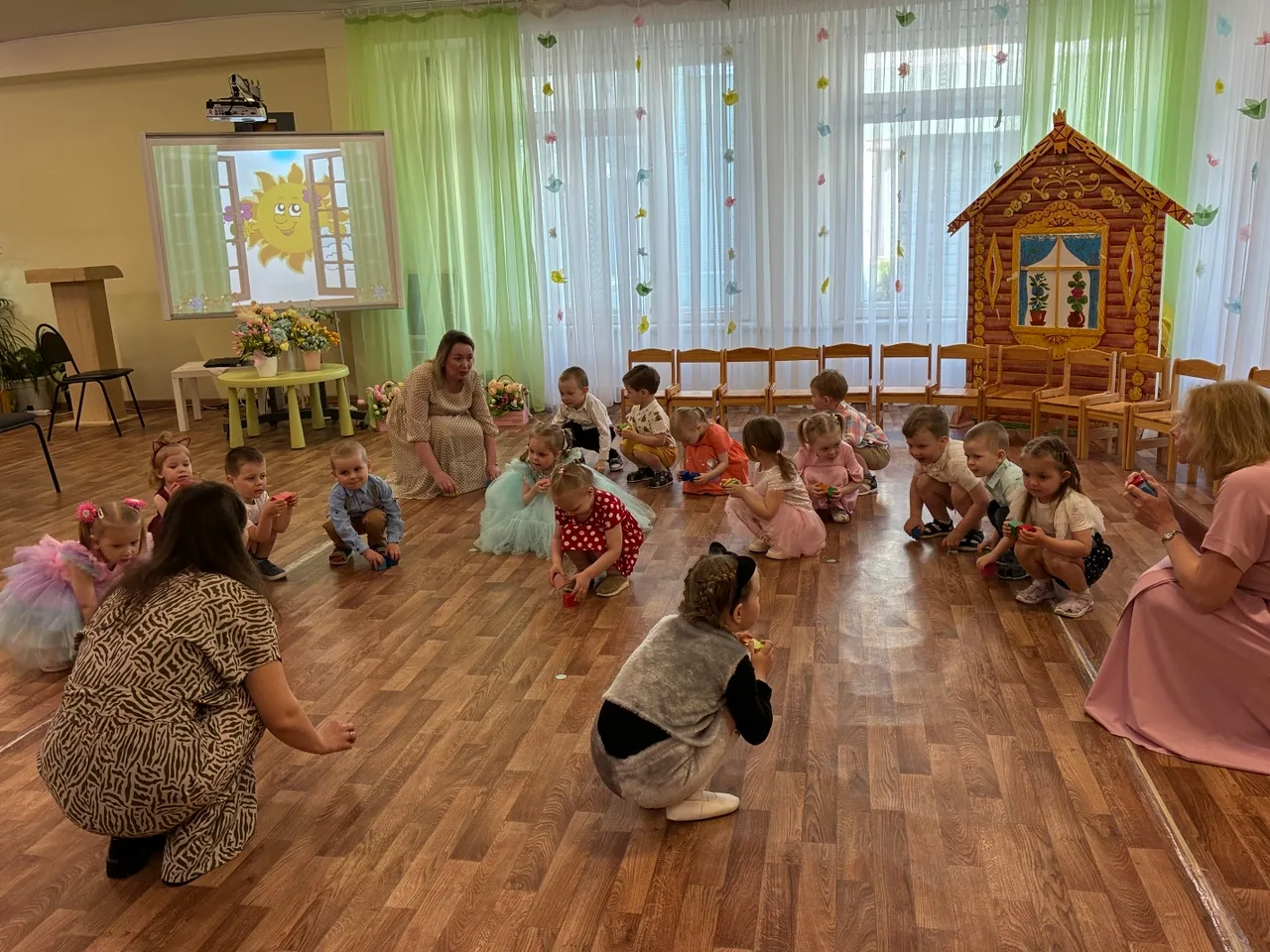 💫В детском саду💯 прошли традиционные весенние развлечения для воспитанников групп "Цы...