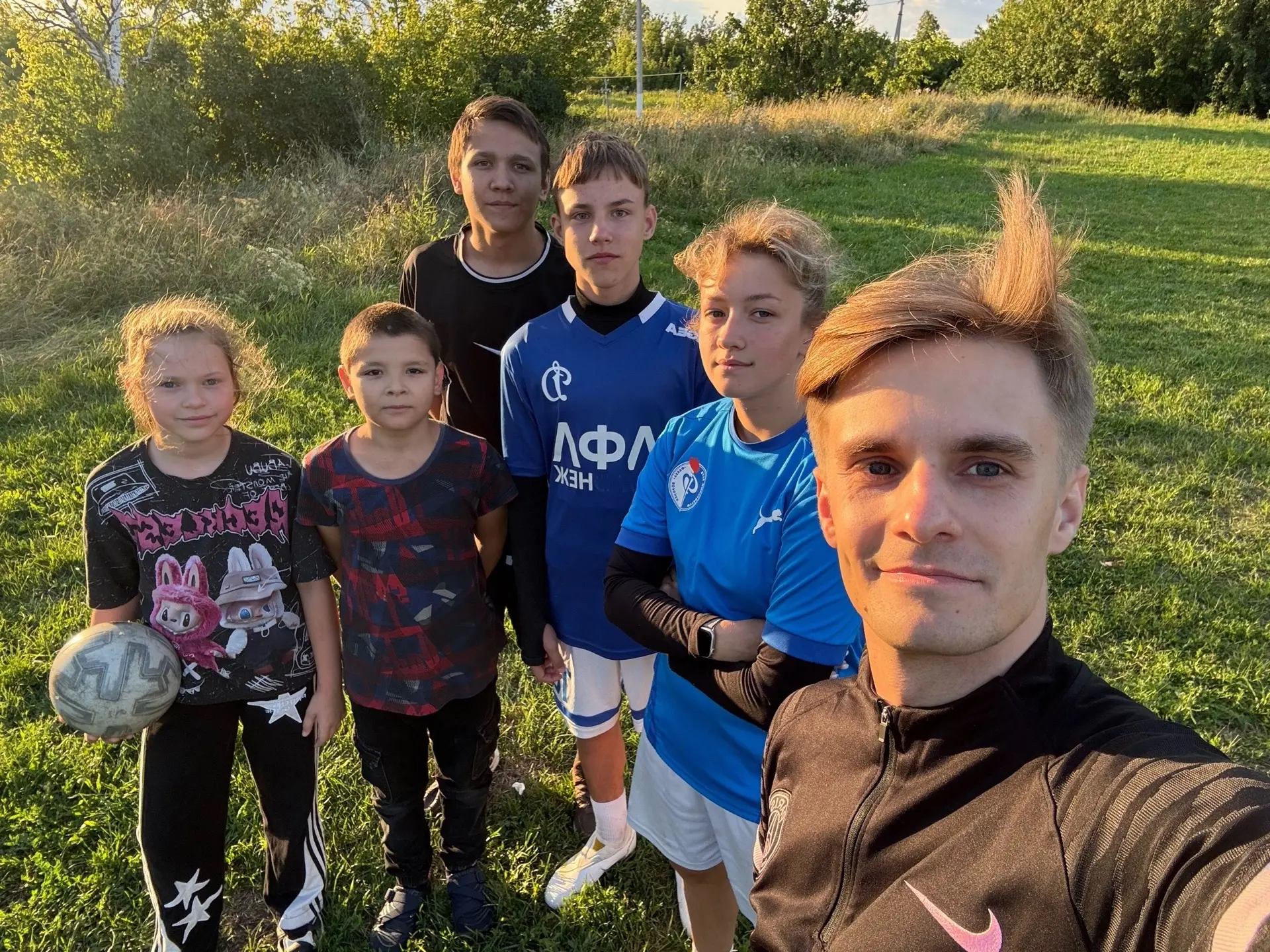 ⚽ Август, солнце и любимый мяч! Сегодняшняя тренировка прошла просто огонь.