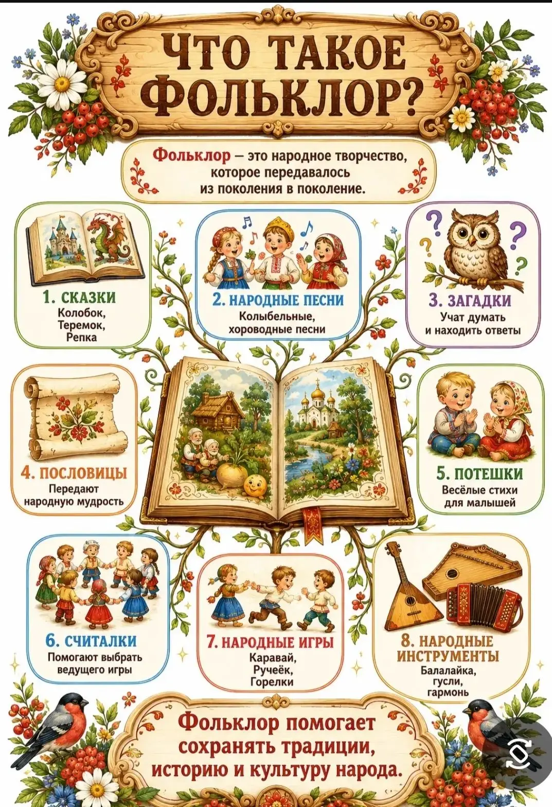 🌾 17 ИЮЛЯ — ЕДИНЫЙ ДЕНЬ ФОЛЬКЛОРА В РОССИИ! 🌾
 Сегодня особенный день — мы отмечаем Единый день фо