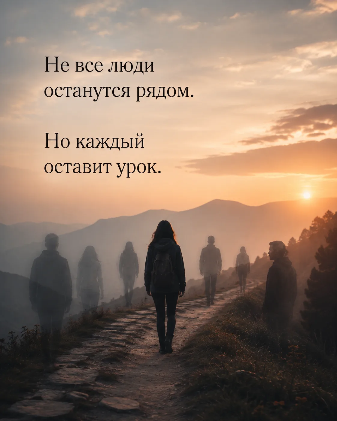 Не все люди
останутся рядом.
Но каждый
оставит урок.

❤ Психология отношений