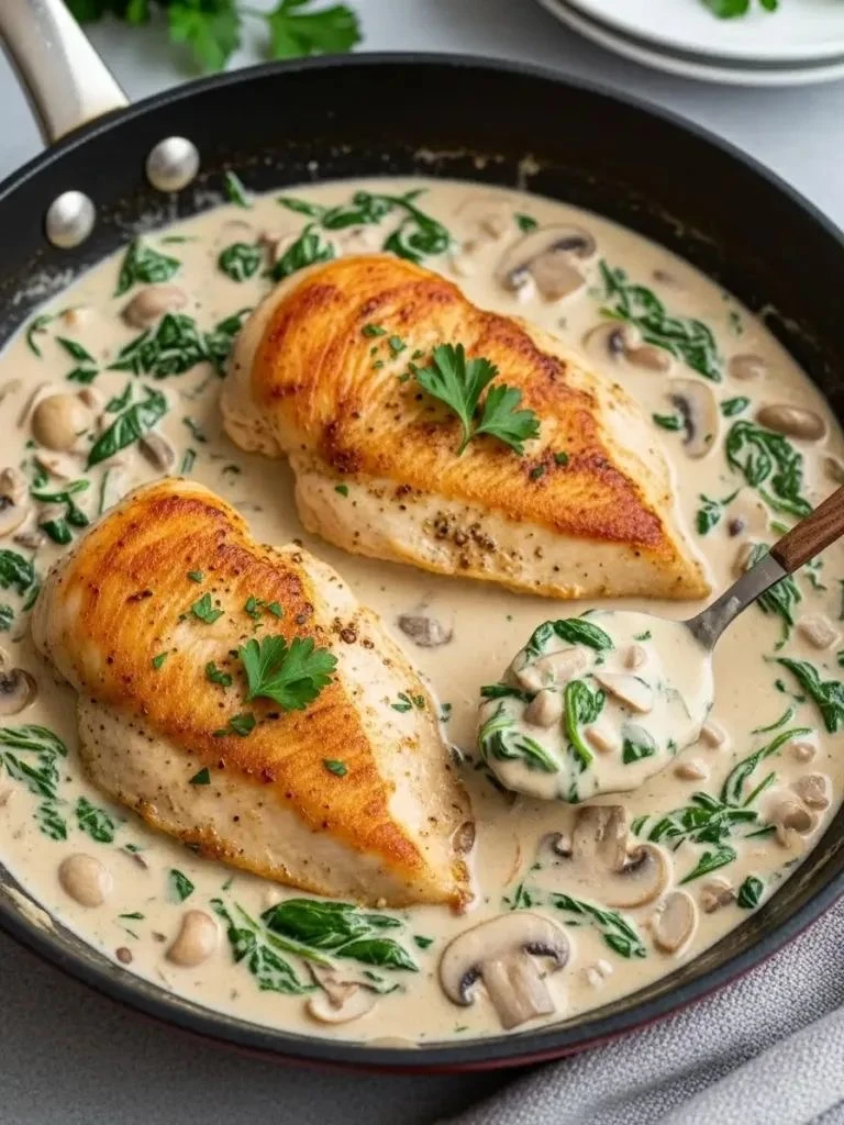 🍗✨ Крученики из куриного филе с грибами и сыром – Изысканное блюдо, тающее во рту! ✨🍗