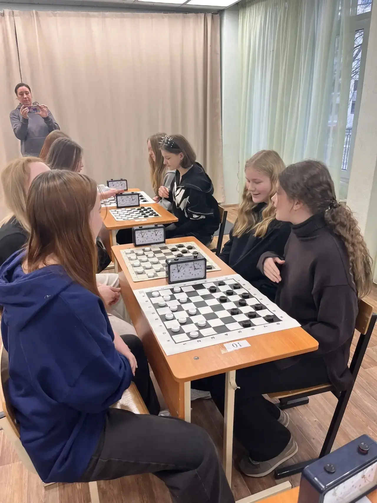 ♟️Соревнования по шашкам в рамках «Президентских спортивных игр»  25 марта в @clubcentrvzlet (ГБУ ДО