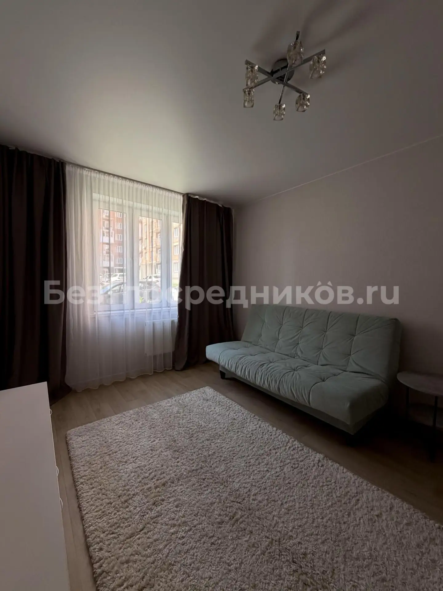 Сдам без посредников: 1-комнатная квартира, 43м²