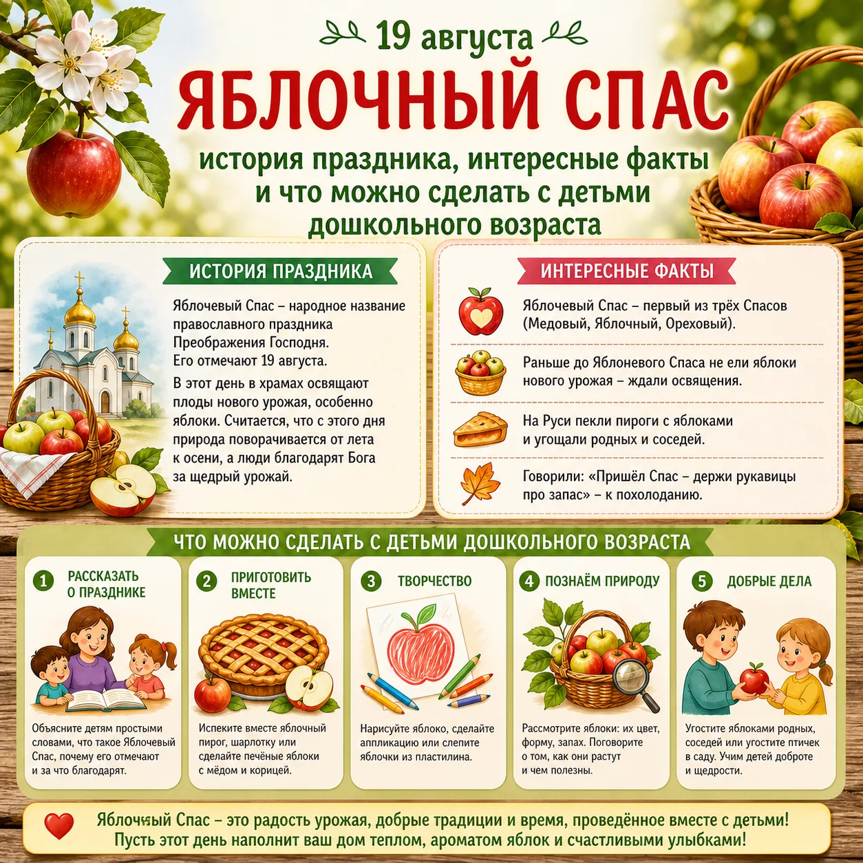 19 августа — это не только Яблочный Спас, но и один из самых светлых и вкусных праздник...