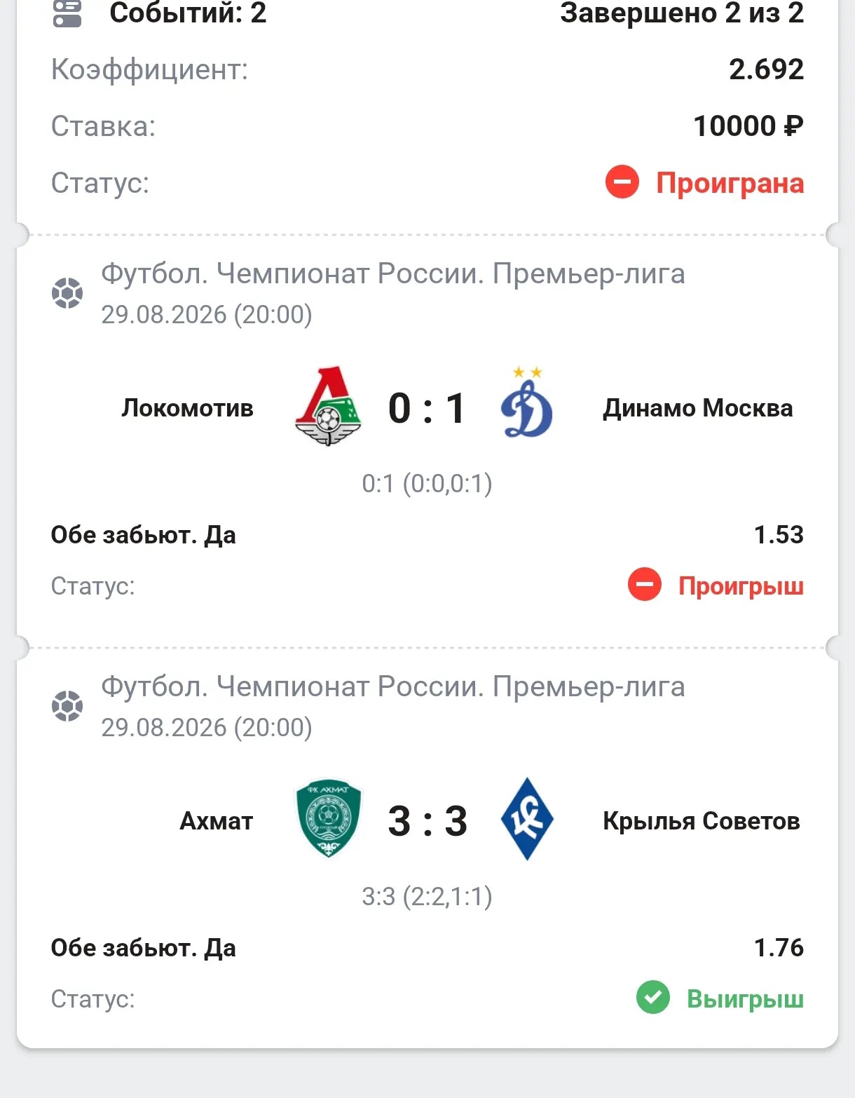 Отчет по вип ставкам за 29.08