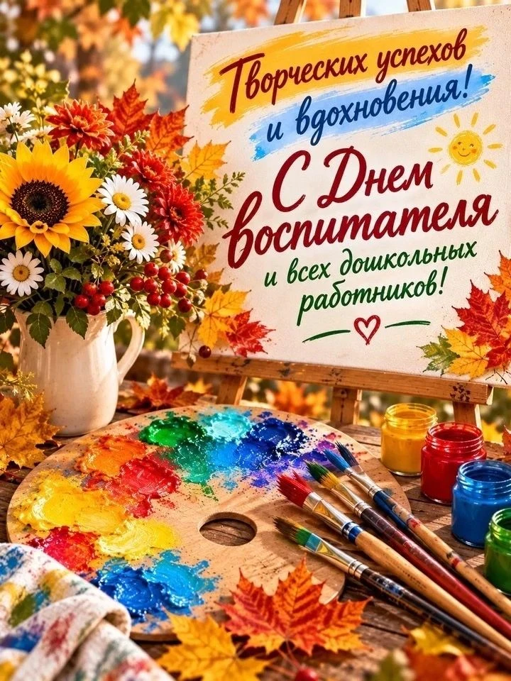 🍂✨ С Днём дошкольного работника! ✨🍂