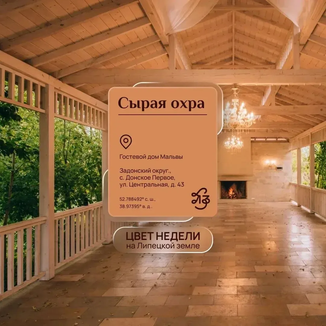 🎨 Цвет недели — сырая охра