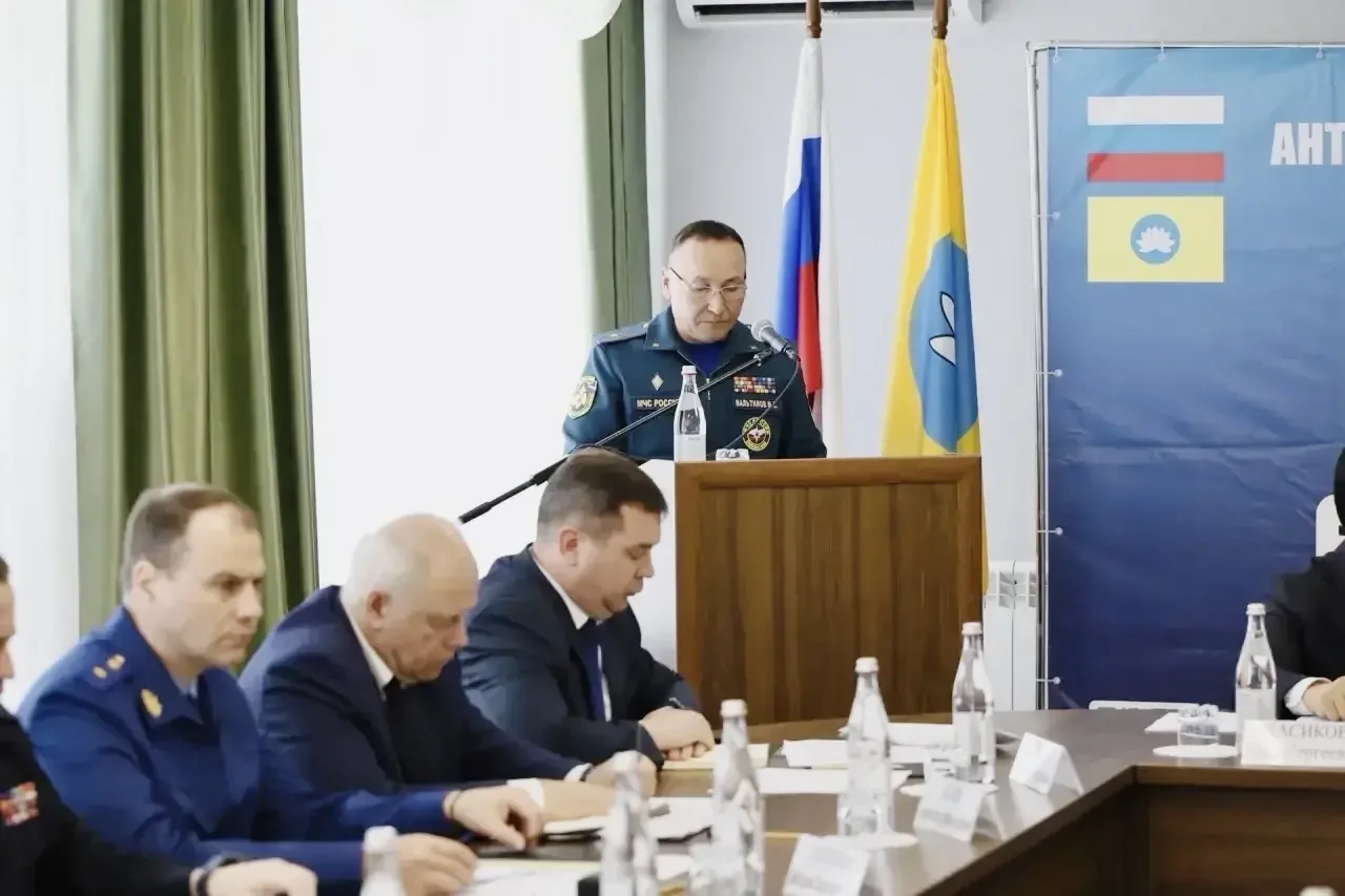🔹Начальник Главного управления МЧС России по Республике Калмыкия Мерген Мальтинов принял участие в в