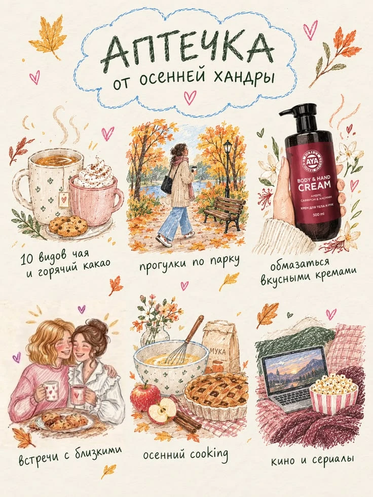 Аптечка от осенней хандры 🧣 💖🍂🍁